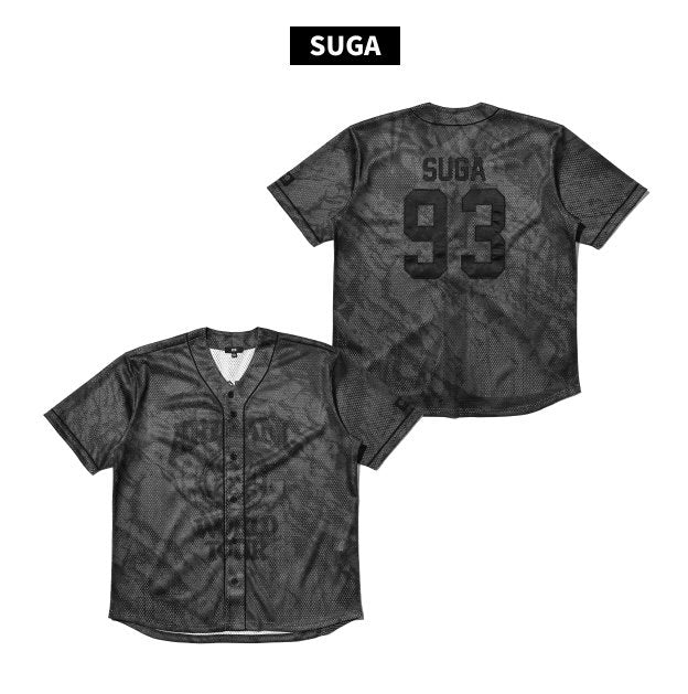 Front and SUGA 93 back of BTS ARIRANG Japan S/S Jersey