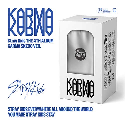 Stray Kids KARMA SKZOO Ver. collectible album package with character keyring edition branding
