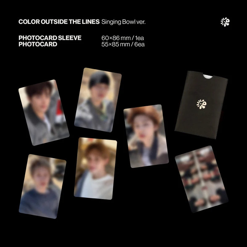 CORTIS Singing Bowl Ver. six-card photocard set and album inclusions
