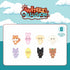 2024 ATEEZ ANITEEZ IN ILLUSION official design artwork showing all eight plush dolls