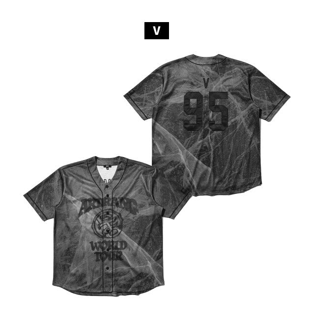 Front and V 95 back of BTS ARIRANG Japan S/S Jersey