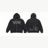 BTS POP-UP: ARIRANG New York black zip-up hoodie, front and back views