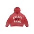 BTS ARIRANG New York red zip-up hoodie front