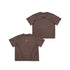 Front and back of the brown BTS ARIRANG Tokyo short-sleeve T-shirt