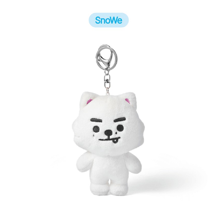 ENHYPEN ENCHIN Plush Keyring SnoWe front view