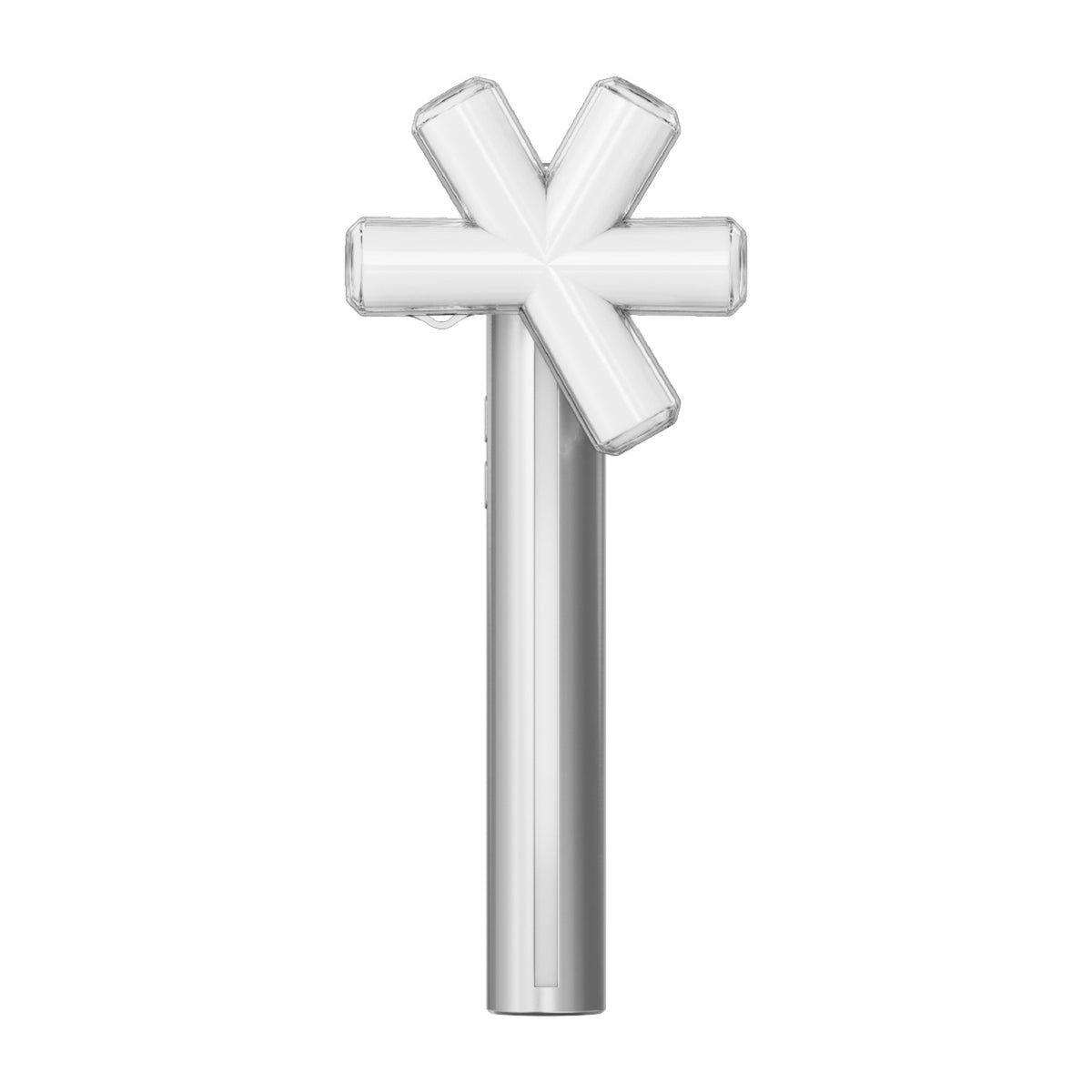 i-dle Official Light Stick Ver.3 with a silver handle and white asterisk-shaped light head