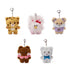 ILLIT DEARLIT Plush Keyring collection showing all five character designs