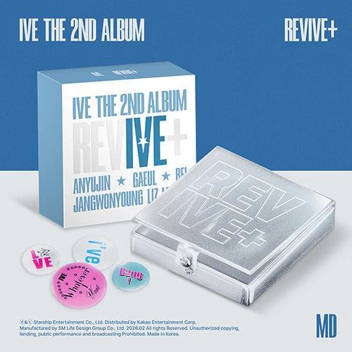 IVE REVIVE+ MD version box, collect case and pin buttons